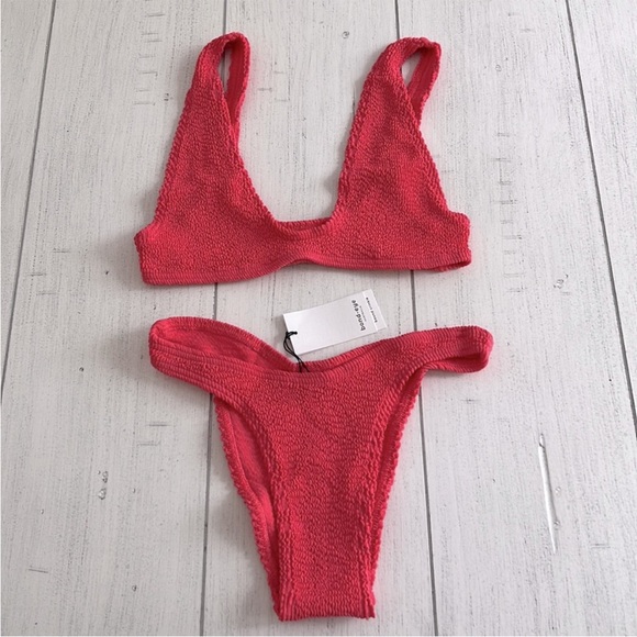 Bound by Bond-eye Set Scout Swim Bikini Top and Scene Bikini Bottom NWT Ribbed - Picture 11 of 14
